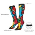 thumbnail image 4 of Susaid Colorful Arrow Graffiti Pattern Print Thermal Winter Socks for Men and Women, Warm Crew Hiking Socks, for Boots and Outdoor Activities, 4 of 6