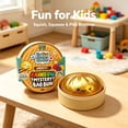 thumbnail image 3 of Crazy Fun RMS Dumpling Squishy Toy, Soft Tactile Squeeze Sensory Fidget Novelty Play, Christmas Gifts for Tabletop Display and Daily Pocket Fun, Gold, 3 of 7