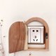 thumbnail image 3 of Tapa para enchufes Fairy Door a prueba de niños, con interruptor de encendido y apagado, tapa de seguridad para enchufes eléctricos, hecha a mano en madera, para proteger a los niños y las mascotas, 3 of 8