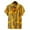 #7-Yellow, variant on Pntutb Mens,Men Spring Summer Casual Slim Print Short Sleeve Beach Shirts Tops Blouse