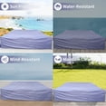 thumbnail image 7 of Waroom Patio Furniture Covers Waterproof Outdoor Furniture Covers for Patio Sofa Set, Blue(108 x 108 x 28inch), 7 of 7