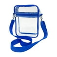 thumbnail image 2 of Segolike Clear Crossbody Bag Clear Purse Bag Fashion with Extra Pocket Stadium Approved Handbag Shoulder Bag for Festivals Sports Large, 2 of 8