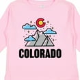 thumbnail image 4 of Inktastic Colorado Mountains and Clouds Boys or Girls Long Sleeve Toddler T-Shirt, 4 of 5