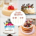thumbnail image 6 of Milisten Birthday Cake Decorations Letter Shape Rose Gold 1 Bag, 6 of 8