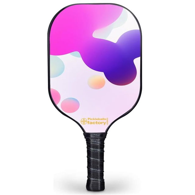 Pickleball Factory PB00011-7-G Near Me Pickleball Paddles - Irregular Shape Pickleball Rackets for Sale - Glow in The Dark Pickleball, Glassfiber Graphite