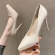 thumbnail image 4 of Nuevos zapatos de mujer de primavera, zapatos de tacón alto finos a la moda con plataforma, zapatos de vestir blancos y negros para fiestas y bodas, zapatos de tacón para mujer, 4 of 5