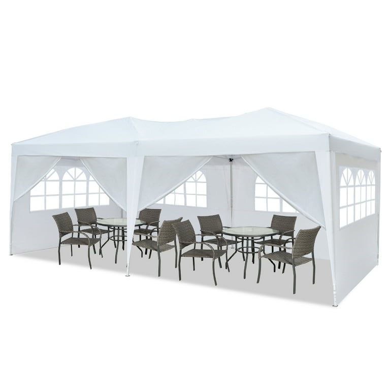 Zimtown 10'x20' Waterproof Pop Up Tent w/6 Sidewalls