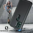 thumbnail image 4 of KLYNE- For Motorola Moto G Stylus 5G 2021 Case Belt Clip Holster Phone Cover Black, 4 of 6