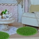 thumbnail image 4 of 8 piezas de césped artificial redondo en miniatura para manualidades, musgo y decoración de casas de muñecas y jardines de hadas., 4 of 7