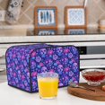 thumbnail image 6 of Pofeuu blue Skull purple flower1 Print Toaster Cover 4 Slice, Bread Dust Cover & Fingerprint Protection, Kitchen Small Appliance Covers(Toaster Cover), 6 of 7