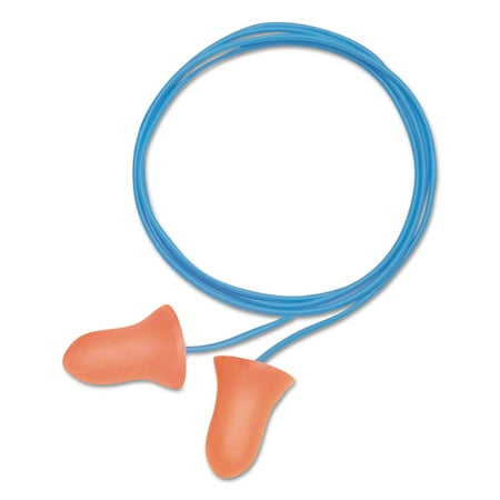 

Howard Leight by Honeywell MAXIMUM Single-Use Earplugs Coral 100 Pairs