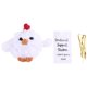 thumbnail image 2 of Figura de Pollo de Ganchillo, Muñeca de Animal Positiva de Ganchillo, Juguete de Punto Suave, Regalo de Aliento, 2 of 5