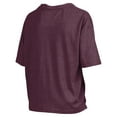 thumbnail image 3 of Women's Pressbox Maroon Arizona State Sun Devils Nelson Arch Over Logo Waist Length Oversized Slub T-Shirt, 3 of 3