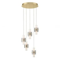 45594-014-Eurofase Lighting-Rola - 400W 10 LED Pendant In Contemporary Style-9.5 Inches Tall and 17.75 Inches Wide