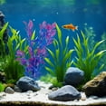 thumbnail image 5 of FXMLRLK 2-Pieces Fish Tank Artificial Plants, Fish Tanks Decoration Plants, Fish Tank Decor, Aquarium Decor Plastic Plants, Red, 5 of 9