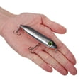 thumbnail image 4 of Unique Bargains Fishing Lures Catfish Rattling Line Float Lures Topwater Bass Lures Lifelike Bass Fishing Lures for Santee Rig Catfishing Black Silver Tone, 4 of 7