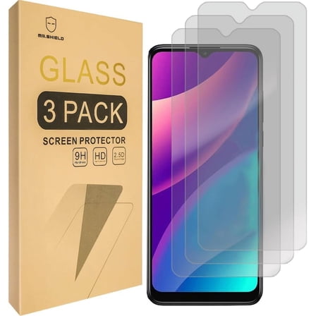 Mr.Shield [3-Pack] Privacy Screen Protector For TCL 30 SE [Tempered Glass] [Anti Spy] Screen Protector