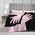 thumbnail image 4 of Throw Blanket The Hands Embrace Love For Couch-Ultra-Soft Micro Fleece Sofa Bed Camping Travel Blanket For Kid Baby Boys Girls Adults 80"X60", 4 of 8