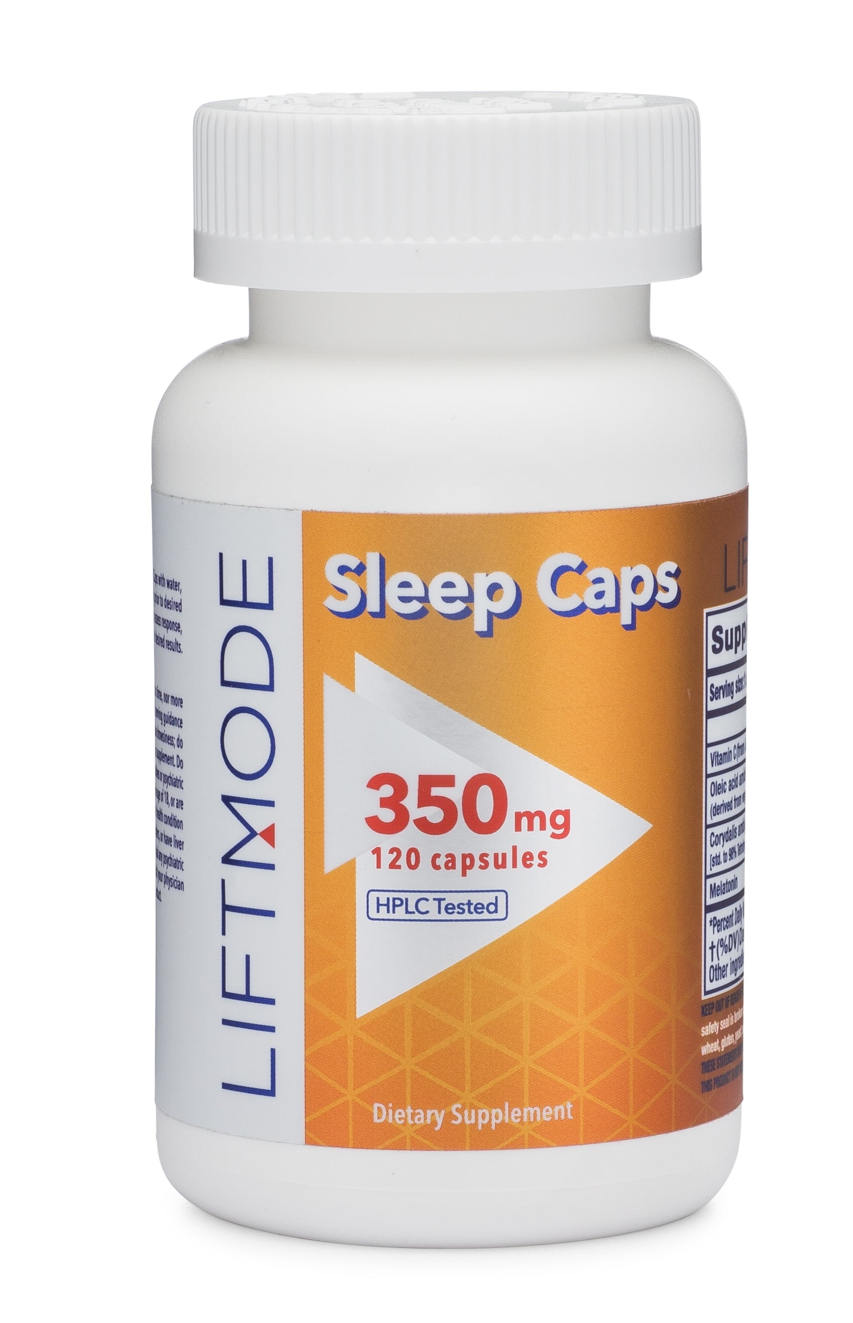 Liftmode All Natural Nighttime Sleep Aid Capsules 120 Count Potent Deep Sleep Aid Supplement Vegetarian Vegan Non Gmo Gluten Free 120 Servings Walmart Com