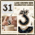 thumbnail image 2 of Fashion Cartoon Creative Birthday Candle - Party Number Candle with Luxe Crown Gem Design - for Birthday Celebrations, Party Decorations, Cake Toppers, 2 of 5