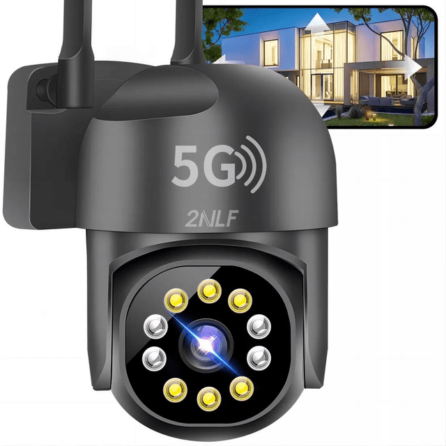 Cámara De Seguridad Exterior Wifi 5g 1080p BLOOSOM Negro