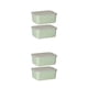 thumbnail image 3 of Contenedor de alimentos Advancent Grado alimenticio Hermético Verde 2 piezas 2Conjunto, 3 of 6