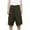 Army Green, variant on Mens Shorts Baggy Fit Denim Shorts Street Dance Skateboard Casual Men Jeans Green L