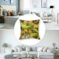 thumbnail image 5 of nygtbtfer Yellow Throw Pillow Cover Set of 2 Spring Floral Flowers Pillow Cases Summer Pillow Cover Decorative Pillowcase Farmhouse Decor for Sofa Couch Home White, 5 of 7
