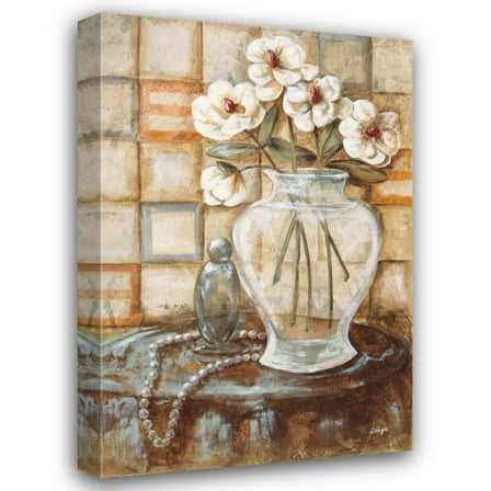 Loretta Linza 17x24 Gallery Wrapped Canvas Wall Art Titled - Travertine I