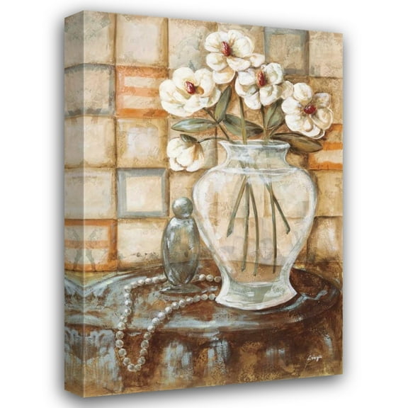 Loretta Linza 17x24 Gallery Wrapped Canvas Wall Art Titled - Travertine I
