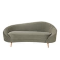 thumbnail image 1 of Ilios Innova | Sofá de  Plazas Curvo Querétaro Verde con Diseño Orgánico, Tapizado en Tela Suave, Acolchado Grueso y Patas de Madera Estables para Sala Moderna., 1 of 9