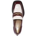 thumbnail image 3 of Sam Edelman Womens Quincy Faux Leather Square Toe Loafer Heels, 3 of 5
