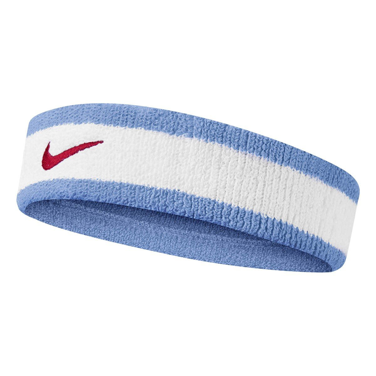 aleación Arenoso Ceder el paso Nike Swoosh Headband Pick Your Color - Blue/White/Blue - Walmart.com