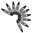 thumbnail image 4 of 10pcs pinzas para el cabello negras niños lindo diseño pasadores niñas broches de metal broche de presión, 4 of 6