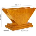 thumbnail image 4 of Distributeur de Récipients de Stockage en Bois Réutilisable en Forme de V pour Porte-Filtre à Café, 4 of 7