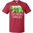 thumbnail image 3 of Inktastic Gatlinburg, Tennessee- Mountains and Bear Shape T-Shirt, 3 of 5