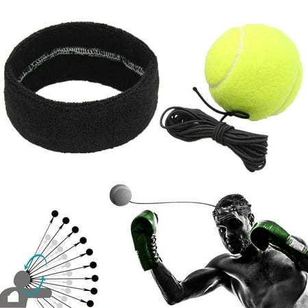 Fight Ball with Head Band For Reflex Speed Training Boxing MMA Punch Exercise (Top 10 Best Boxing Fights)