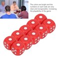 thumbnail image 3 of 10pcs 6 Sided Dice, Interesting Safe Waterproof Durable Portable Standard Dice For Entertainment Acitivities, 3 of 8
