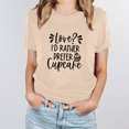 thumbnail image 4 of Valentines Day Gifts T-shirt à Manches Courtes Imprimé à Col Rond pour Femme, 4 of 8