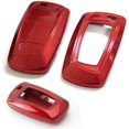 thumbnail image 3 of iJDMTOY Exact Fit Gloss Metallic Red Smart Key Fob Shell Compatible With BMW 1 2 3 4 5 6 7 Series X3, 3 of 5