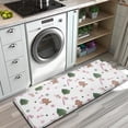 thumbnail image 3 of White Christmas Gingerbread Man Pattern Kitchen Rug Mat,Kitchen Runner Rugs Non Skid Washable,Decorative Kitchen Floor Mats for Kitchen,Sink,Laundry,17"x47.2", 3 of 7