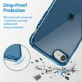 thumbnail image 6 of JETech Kickstand Case for iPhone SE 3/2 (2022/2020 Edition), iPhone 8/7, 4.7-Inch, Support Wireless Charging, Slim Shockproof Bumper Phone Cover, 3-Way Metal Stand (Navy), 6 of 7