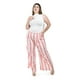 thumbnail image 1 of Pantalon palazzo a rayas Roman Fashion /Tallas Extras, 7164 (Rosa) rosa 38, 1 of 6