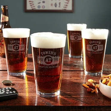 Marquee Custom Pint Glasses, Set of 4
