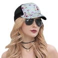 thumbnail image 5 of Lsque Poodle Dog Printed Trucker Hat - Baseball Cap for Men Women - Breathable Mesh Side, Adjustable Fit - for Casual Wear, 5 of 7