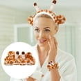 Cartoon Giraffe Hair Band Wash Face Cute Cartoon Hair Band Animal Wrist