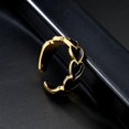 thumbnail image 2 of Open Ring Heart Adjustable - Trendy Cute Midi Ring Jewelry Finger Ring, 2 of 3