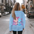 thumbnail image 3 of FOR U DESIGNS Blue Axolotl Hooded Sweatshirts Pullover Hoodie for Women Size XL Oversized Sweatshirt with Hood Pullover Activewear Loose Fit Tops for Women Winter, 3 of 7