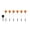 Basketball, variant on 6-Pack Baseball Solar Garden Lights Set, Waterproof LED Stake Lights with 8 Modes, Landscape Lighting for Outdoor Yard Patio Lawn Decoration