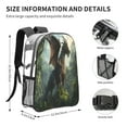thumbnail image 4 of Rocae Forest Stone-Colored Dragon for 16inch Clear Backpack Transparent School Backpack for Women Men, Capacity Clear Bag for College, Travel, 4 of 7
